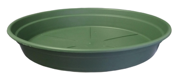 Visuel 1 du produit Soucoupe en plastique recyclé vert Mélèze Cocoripot - Ø 50 cm