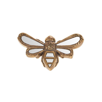 Visuel 1 du produit Miroir mural or forme abeille - 9 x 9,3 x 17 cm