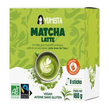 Visuel 1 du produit Matcha Latte en stick bio Yumista - 8 x 20 g