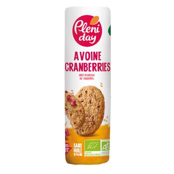 Visuel 1 du produit Sablés bio avoine et cranberries Pleniday - 250 g