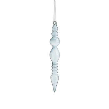 Visuel 1 du produit Suspension goutte en verre bronze transparent - Ø 4 x H 27,5 x cm
