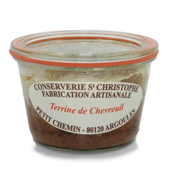 Visuel 1 du produit Terrine de chevreuil Conserverie St Christophe - 270 g