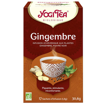 Visuel 1 du produit Yogi Tea Gingembre – La boîte de 17 sachets