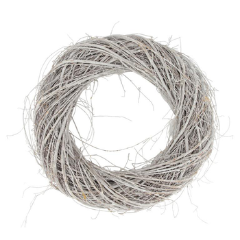 Visuel 1 du produit Couronne ronde en bois de saule blanc - Ø 38 x 7 cm