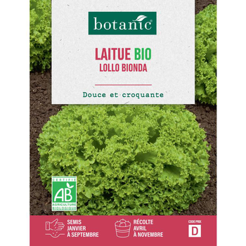 Visuel 1 du produit Graines de laitue lollo bionda bio botanic® - graines à semer