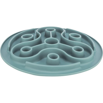 Visuel 1 du produit Gamelle anti-glouton pour chien coloris bleu Trixie Slow Feeding - Ø 28 cm