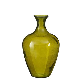 Visuel 1 du produit Dame-jeanne en verre recyclé vert Olivier grand modèle - Ø 40 x H 65 cm