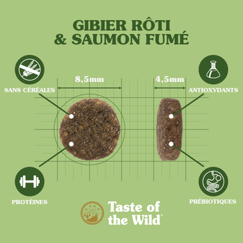 Visuel 1 du produit Croquettes pour chat au saumon et au gibier Rocky Mountain - 2 kg