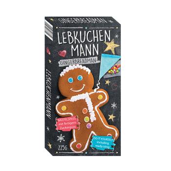 Visuel 1 du produit Bonhomme en pain d’épices à construire Pertzborn Lebkuchen mann - 225 g