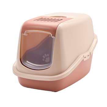 Visuel 1 du produit Maison de toilette pour chat coloris champagne Savic Nestor - 56 x 39 x 38,5 cm