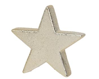 Visuel 1 du produit Étoile à poser en grès champagne - 11 x 3 cm