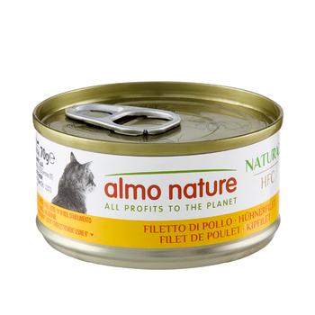 Visuel 1 du produit Pâtée pour chat HFC Natural au filet de poulet Almo Nature - 70 g