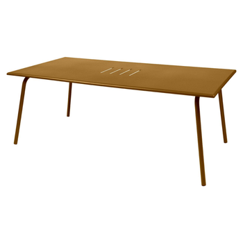 Visuel 1 du produit Table Monceau coloris vert en acier Fermob - 194 x 94 cm