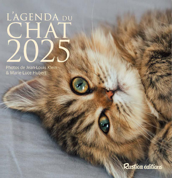 Visuel 1 du produit Agenda "L'agenda du chat 2025" aux Éditions Rustica