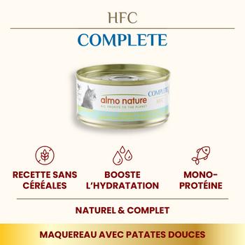 Visuel 1 du produit Pâtée pour chat complète HFC au maquereau et pommes de terre Almo Nature - 70 g