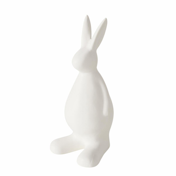 Visuel 1 du produit Figurine lapin en dolomite blanc Holly M - 8,9 x 9 x 19,5 cm