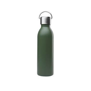Visuel 1 du produit Bouteille isotherme en inox recyclé Qwetch Active Matt kaki - 600 ml