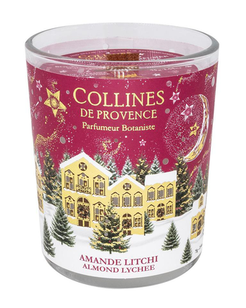 Visuel 1 du produit Bougie parfumée amande-litchi Collines de Provence - 75 g