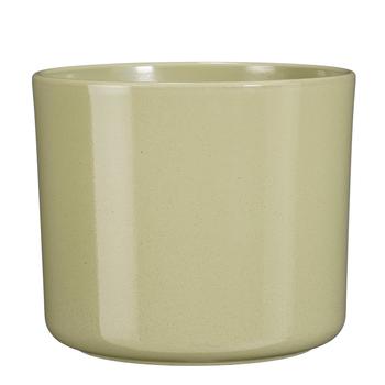 Visuel 1 du produit Pot rond coloris vert en céramique Fedor Mica Decorations - 25,5 x Ø 28 cm