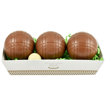 Visuel 1 du produit Boules de pétanque au chocolat au lait Oh Gourmand -  les 3 pièces