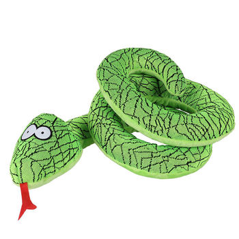 Visuel 1 du produit Jouet pour chien coloris vert peluche serpent Coockoo Reggie - 140 x 10 x 10 cm