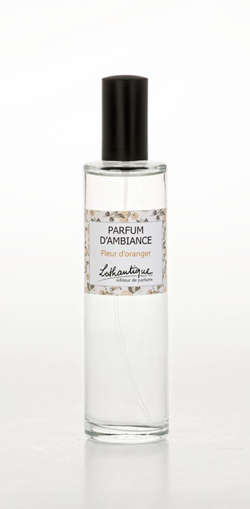 Visuel 1 du produit Parfum d’ambiance en flacon spray en verre Lothantique Fleur d’oranger - 100 ml