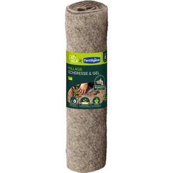 Visuel 1 du produit Paillage naturel en rouleau Fertiligène Capinea - 0,8 x 5 m