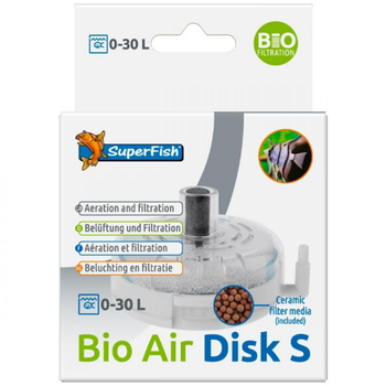Visuel 1 du produit Filtre exhausteur pour aquarium - SUPERFISH Bio Air Disk S