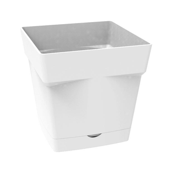 Visuel 1 du produit Pot carre Toscane Blanc L17,4 x l17,4 x H17