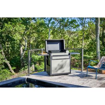 Visuel 1 du produit Plancha premium gaz 60 châssis acier revêtement 3 couches