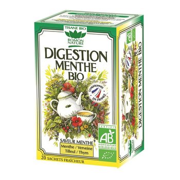 Visuel 1 du produit Tisane digestion menthe bio en boite de 32 g