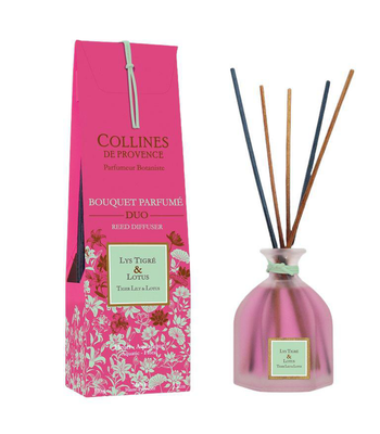 Visuel 1 du produit Bouquet parfumé senteur lys tigré Collines de Provence - 100 ml