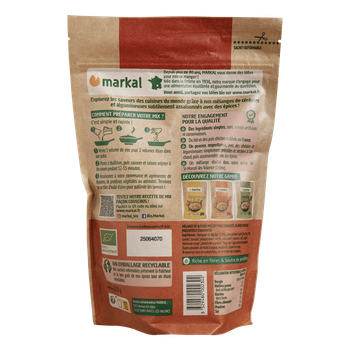Visuel 1 du produit Mix à l’orientale blé concassé et pois chiches bio Markal - 350 g