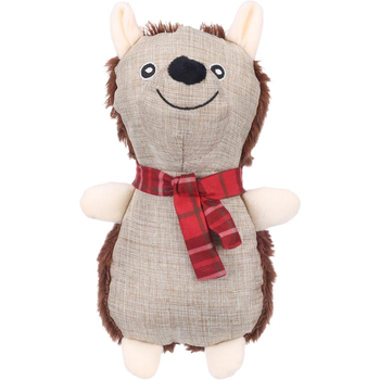 Visuel 1 du produit Jouet pour chien coloris marron peluche de Noël hérisson Flamingo Mazikee - 25 cm