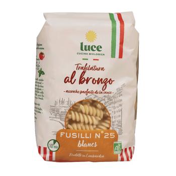 Visuel 1 du produit Sachet de fusilli blancs bronze bio Luce - 500 g