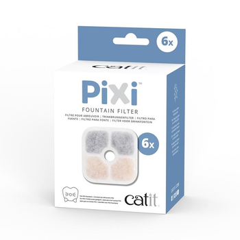 Visuel 1 du produit Lot de 6 filtres pour fontaine à eau pour chat Pixi Catit