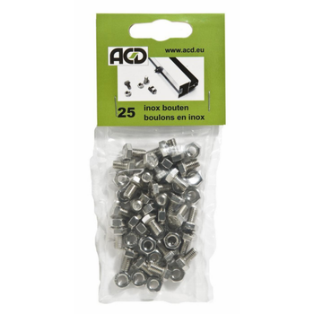 Visuel 1 du produit Boulons et écrous en inox tous types de serres en verre ACD