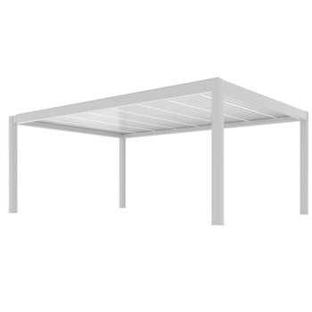 Visuel 1 du produit Pergola Summer autoportée motorisée coloris blanc en aluminium - 6 x 4 m