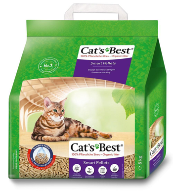 Visuel 1 du produit Litière végétale agglomérante pour chat Cat’s Best Smart Pellets 10 L - 5 kg