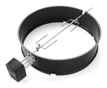 Visuel 1 du produit Rôtissoire pour barbecue charbon coloris gris en acier inoxydable Weber - 13 x 9,9 x 80,5 cm
