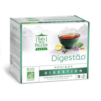 Visuel 1 du produit Thé rooibos digestao digestion bio Thé de la Pagode 18 sachets - 36 g