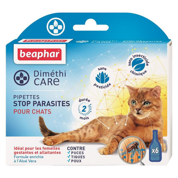 Visuel 1 du produit Pipettes pour chat DiméthiCARE 6 x 1 ml