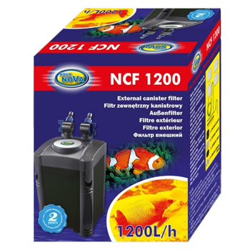 Visuel 1 du produit Filtre d'aquarium haute capacité AQUA NOVA modèle NCF-1200 - jusqu'à 450L