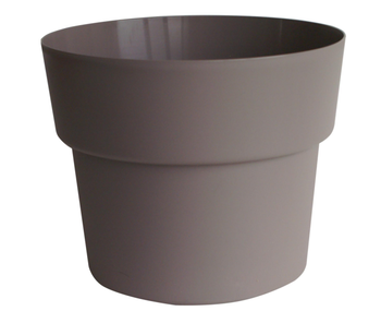 Visuel 1 du produit Pot en plastique recyclé taupe Cocoripot 10 L - Ø 28 x H 22 cm