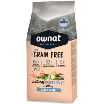 Visuel 1 du produit Croquette pour chien adulte Just Grain Free à l’agneau Ownat - 3 kg