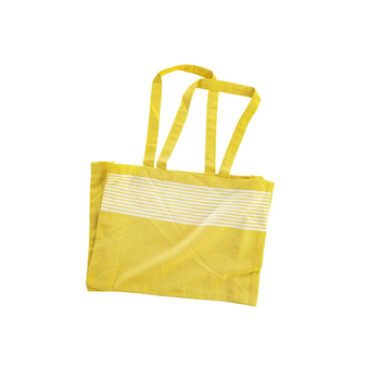 Visuel 1 du produit Sac de plage en coton jaune Biet - 40 x 20 cm