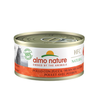 Visuel 1 du produit Pâtée pour chat au poulet avec potiron HFC Natural Almo Nature - 70 g