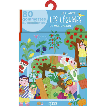 Visuel 1 du produit Mes gommettes Lito “je plante les légumes dans mon jardin” Editions Lito
