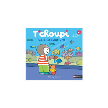 Visuel 1 du produit Le livre " T'choupi va a l'aquarium " aux Éditions Nathan