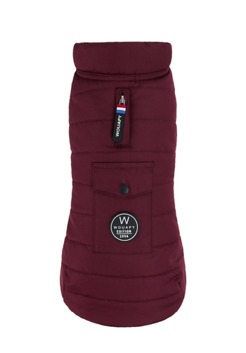 Visuel 1 du produit Doudoune pour chien coloris prune Wouapy - Taille 30